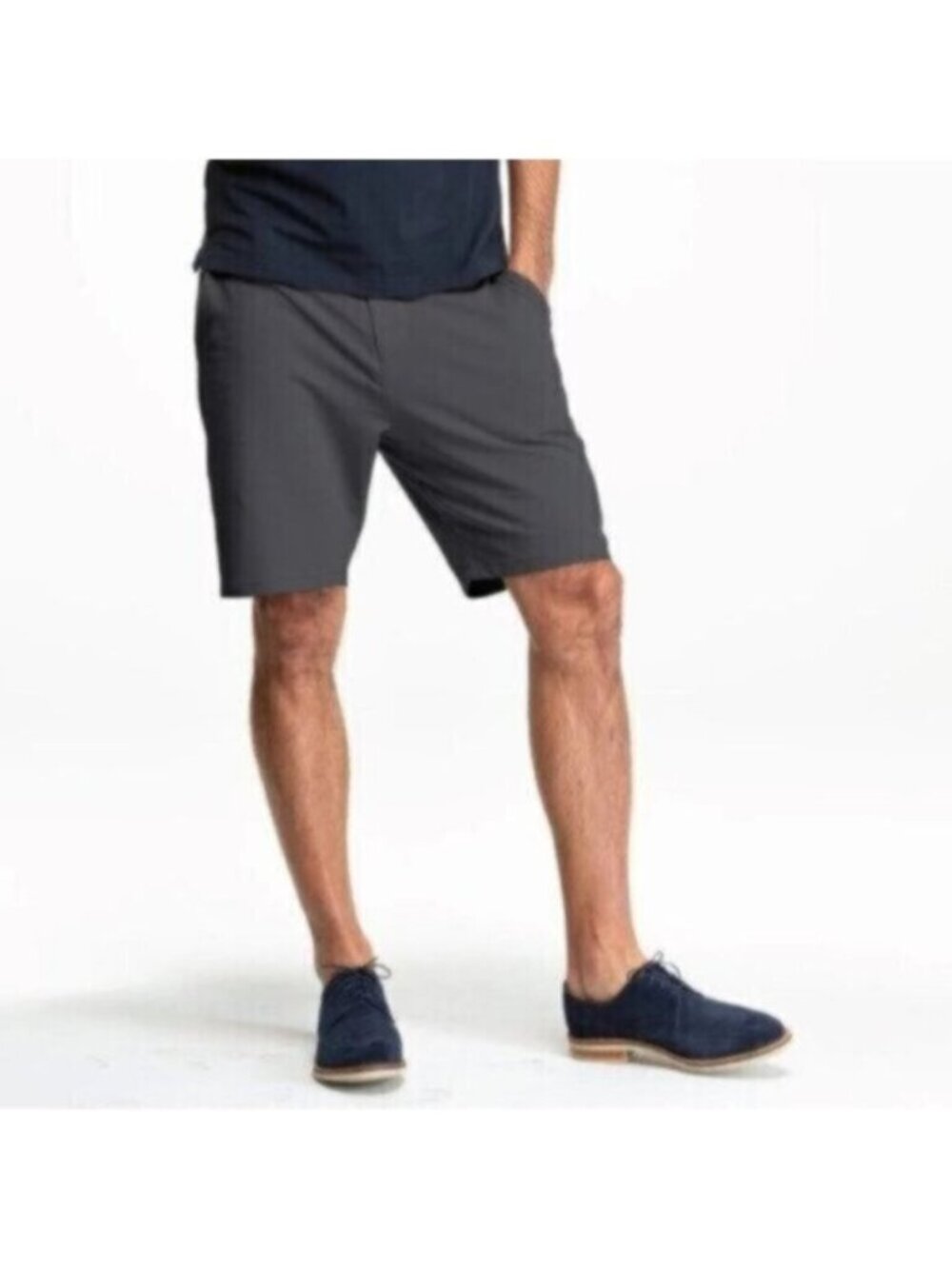 NWT Swet Tailor Men's Dark Gray Everyday Chino Short Size 29